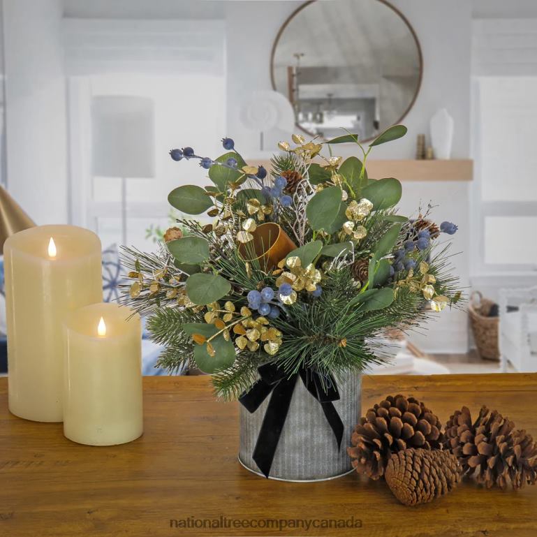 National Tree Company 17\ HGTV Home Collection Swiss Chic Arrangement 68R08500