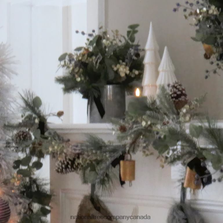 National Tree Company 17\ HGTV Home Collection Swiss Chic Arrangement 68R08500