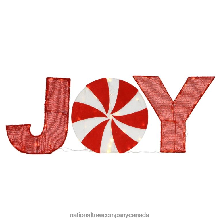 National Tree Company 18 Pre-Lit JOY Decoration 68R08628