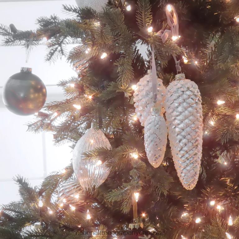 National Tree Company 2 Piece HGTV Home Collection Pinecone Cluster Ornaments 68R08539