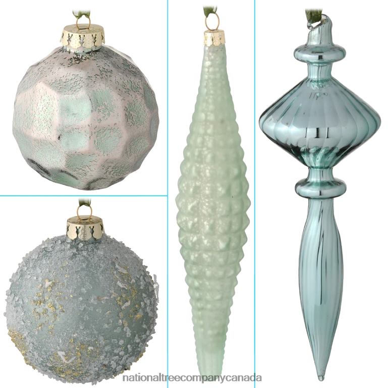 National Tree Company 20-Piece Christmas Tree Ornament Set Alpine Collection 68R08586