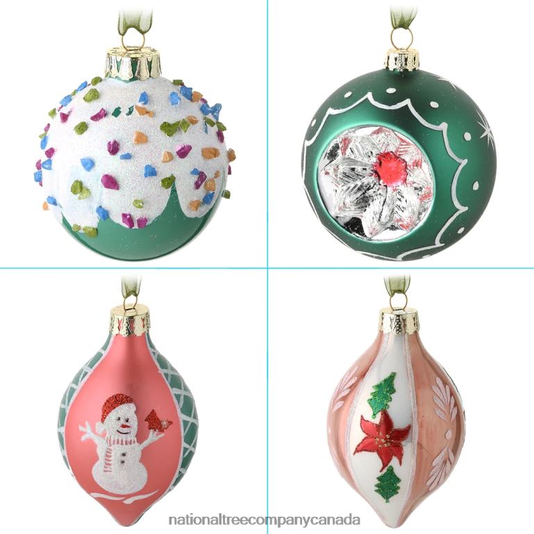 National Tree Company 20-Piece Christmas Tree Ornament Set Be Merry Collection 68R08531