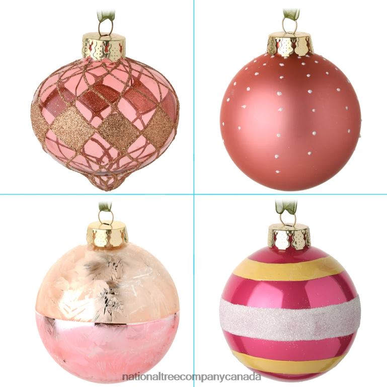 National Tree Company 20-Piece Christmas Tree Ornament Set Be Merry Collection 68R08531