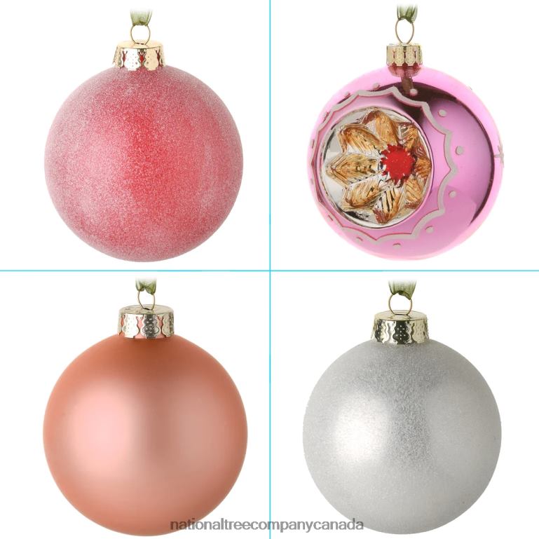National Tree Company 20-Piece Christmas Tree Ornament Set Be Merry Collection 68R08531