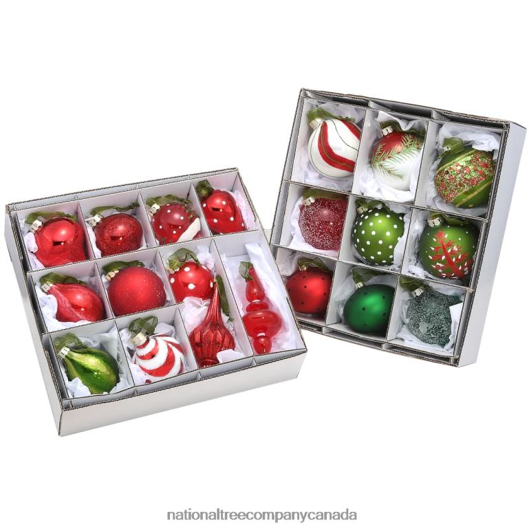 National Tree Company 20-Piece Christmas Tree Ornament Set General Store Collection 68R08530