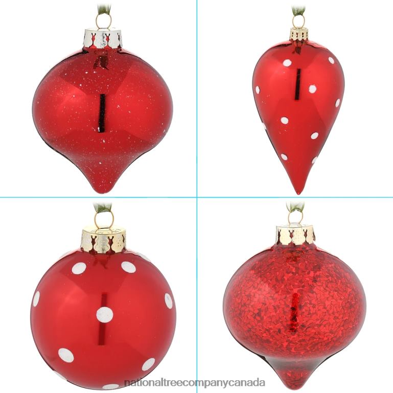 National Tree Company 20-Piece Christmas Tree Ornament Set General Store Collection 68R08530