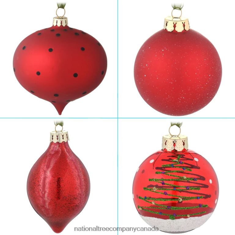 National Tree Company 20-Piece Christmas Tree Ornament Set General Store Collection 68R08530