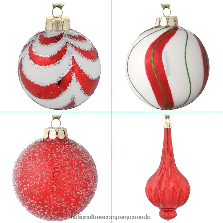 National Tree Company 20-Piece Christmas Tree Ornament Set General Store Collection 68R08530