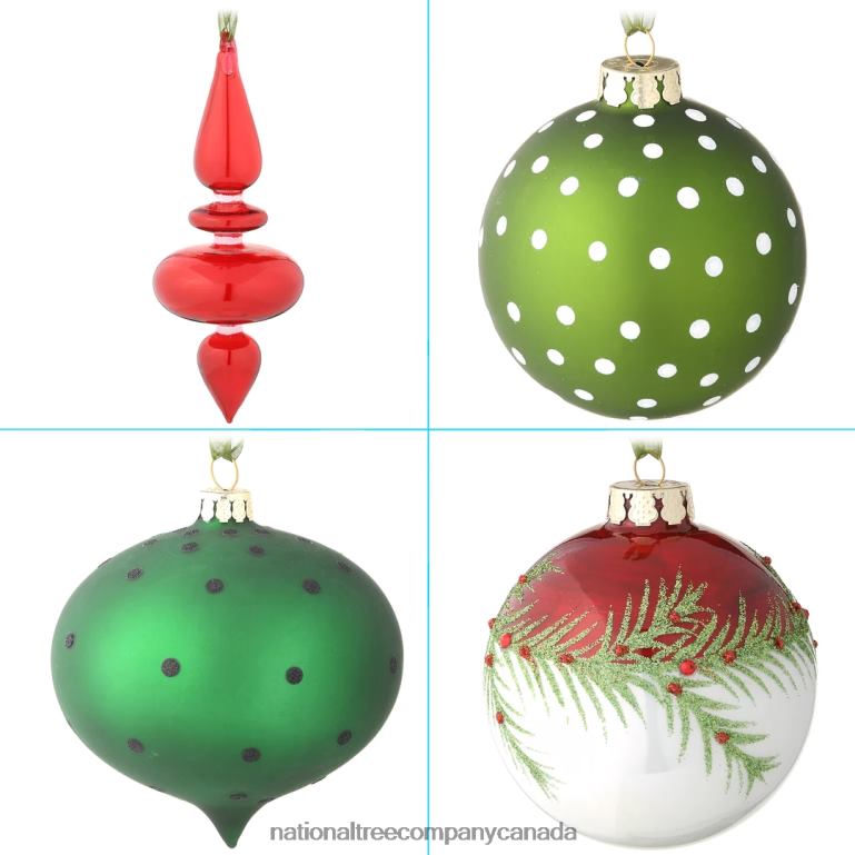National Tree Company 20-Piece Christmas Tree Ornament Set General Store Collection 68R08530