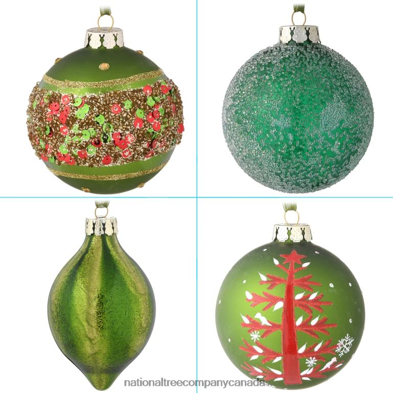 National Tree Company 20-Piece Christmas Tree Ornament Set General Store Collection 68R08530
