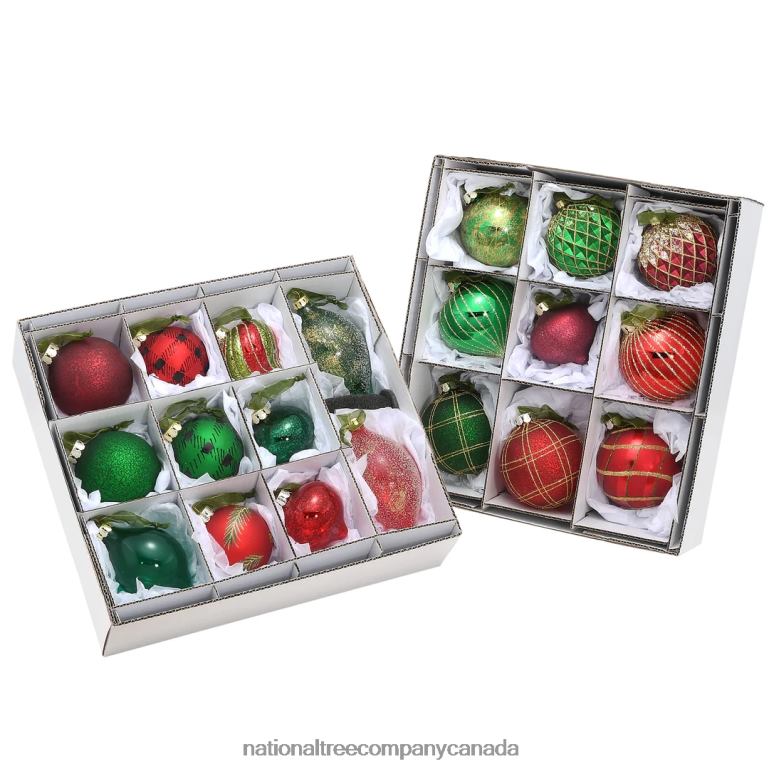 National Tree Company 20-Piece Christmas Tree Ornament Set Rural Homestead Collection 68R08540