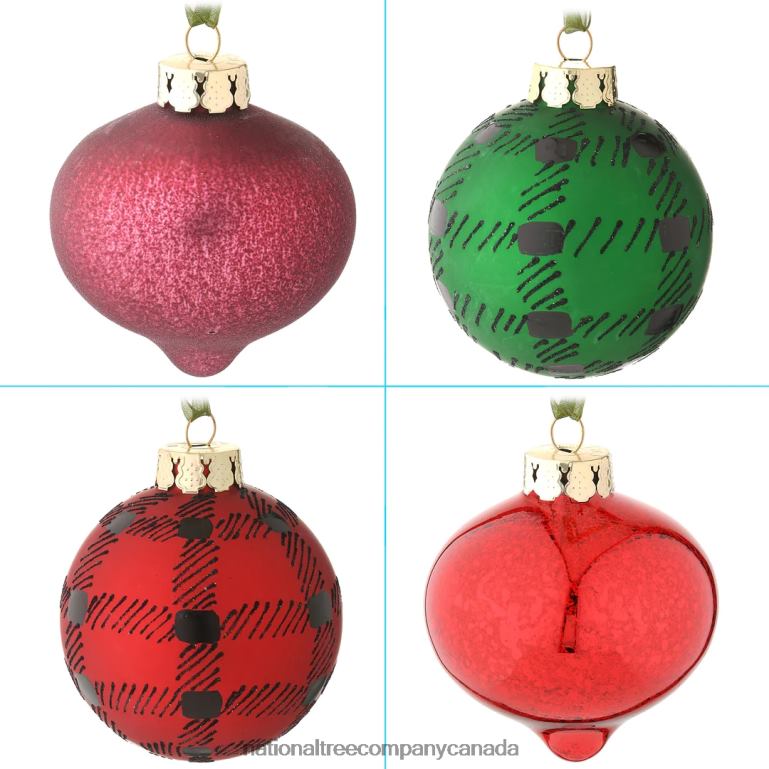 National Tree Company 20-Piece Christmas Tree Ornament Set Rural Homestead Collection 68R08540
