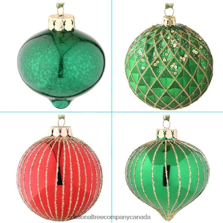 National Tree Company 20-Piece Christmas Tree Ornament Set Rural Homestead Collection 68R08540