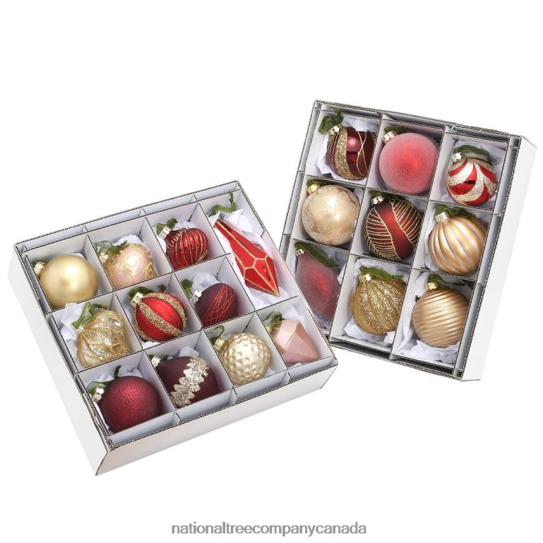 National Tree Company 20-Piece Christmas Tree Ornament Set Vienna Waltz Collection 68R08526