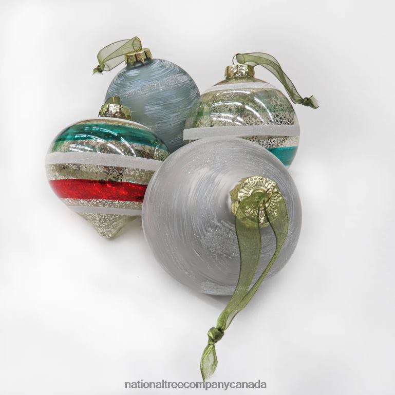 National Tree Company 24 Piece HGTV Home Collection Nostalgic Traditions Ornaments 68R08538