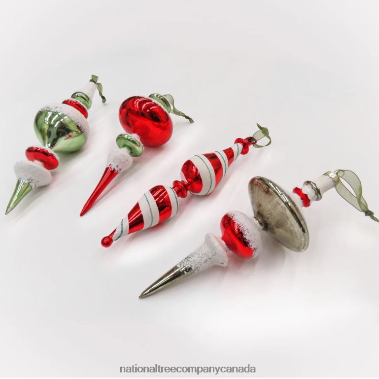National Tree Company 24 Piece HGTV Home Collection Nostalgic Traditions Ornaments 68R08538