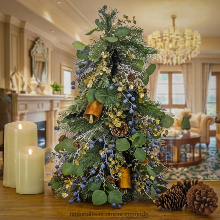 National Tree Company 26\ HGTV Home Collection Swiss Chic Topiary Tree 68R08450