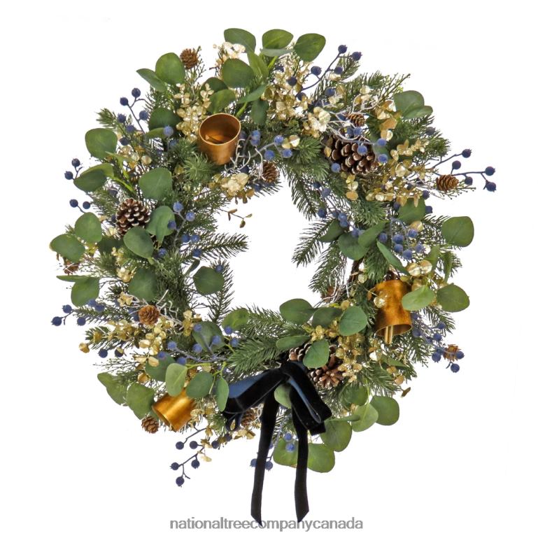 National Tree Company 28 HGTV Home Collection Swiss Chic Wreath 68R08314