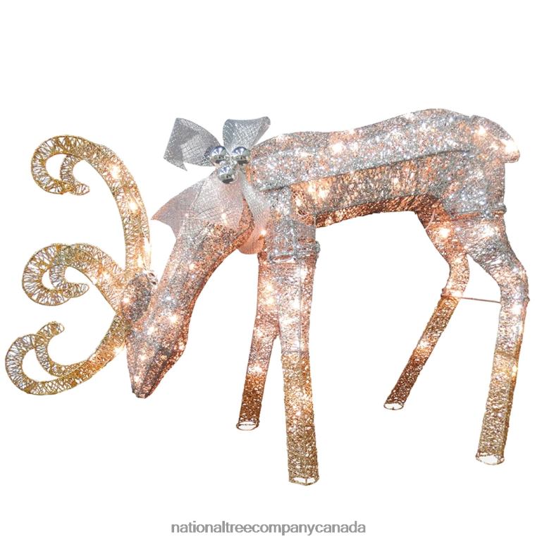 National Tree Company 28in Reindeer Decoration with LED Lights 68R08634