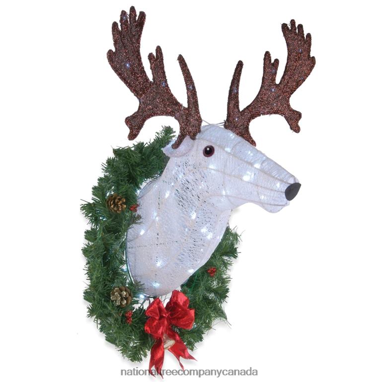 National Tree Company 30in PreLit Wall Mounted Buck 68R08640