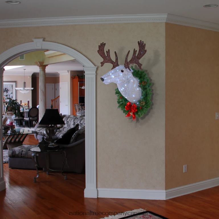 National Tree Company 30in PreLit Wall Mounted Buck 68R08640