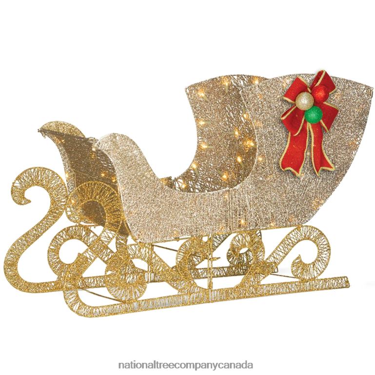 National Tree Company 38in Santas Sleigh with LED Lights 68R08607