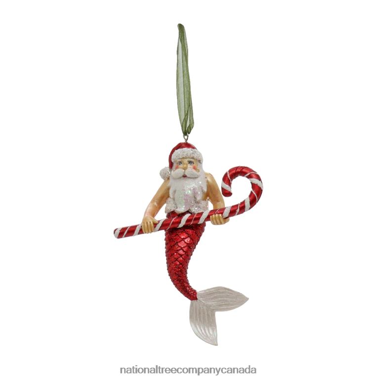 National Tree Company 4 Piece HGTV Home Collection Santa Merman Ornaments 68R08521