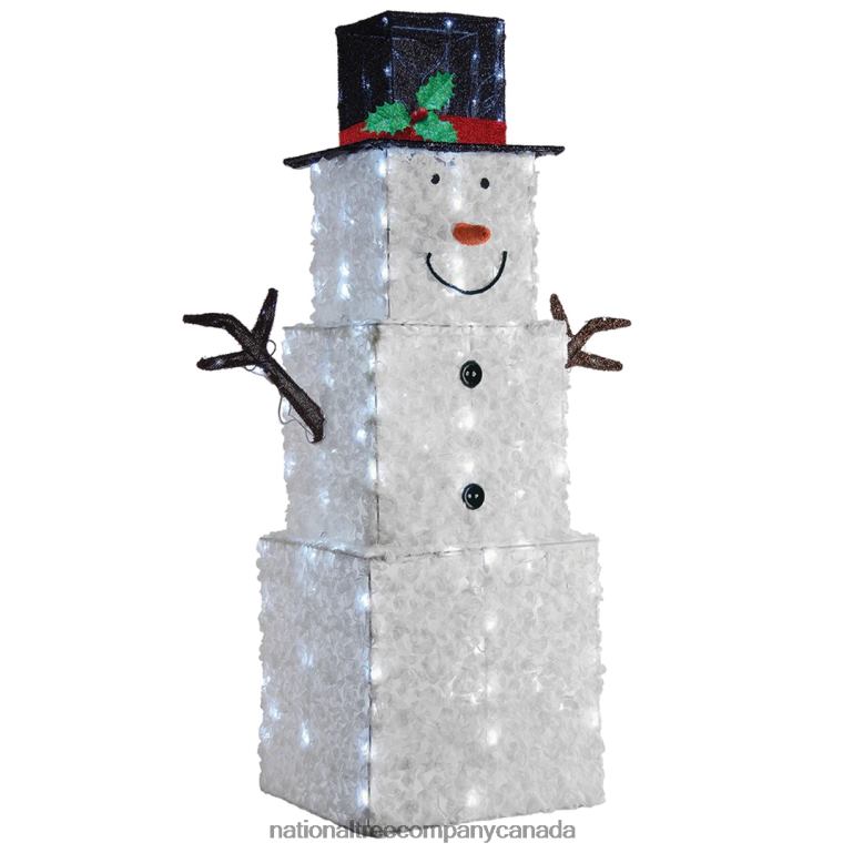National Tree Company 42 Snowman Decoration with Cool White LED Lights 68R08616
