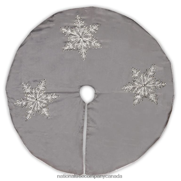 National Tree Company 42in Snowflake Tree Skirt 68R08554