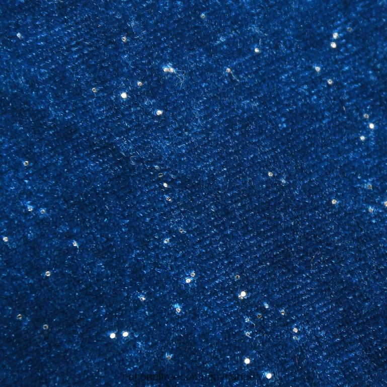 National Tree Company 48\ Arctic Lights Collection Navy and Silver Tree Skirt 68R08570