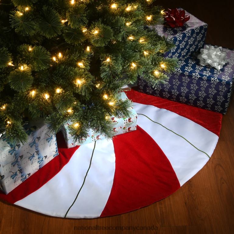 National Tree Company 48\ General Store Collection Peppermint Tree Skirt 68R08581