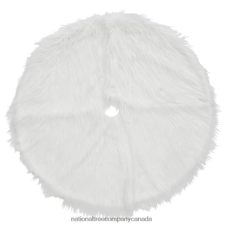 National Tree Company 48 General Store Collection White High Pile Tree Skirt 68R08559