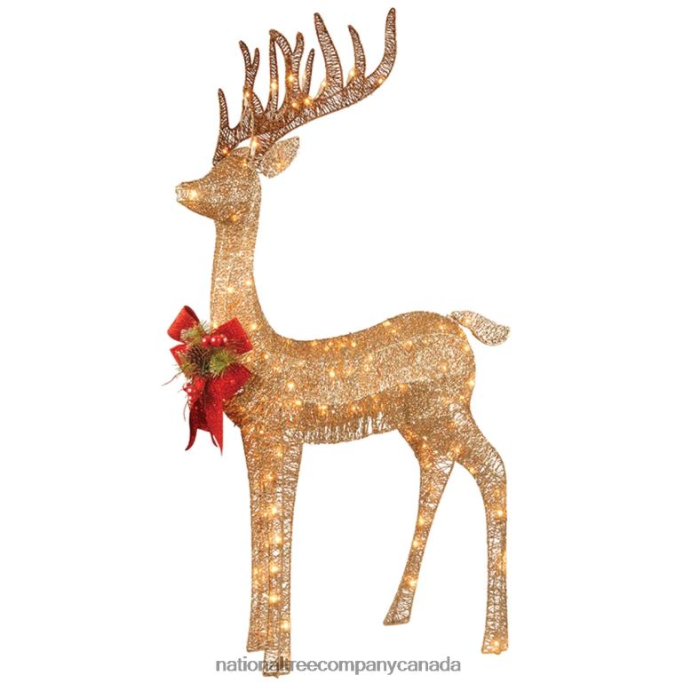 National Tree Company 48 Pre-lit Standing Reindeer 68R08606