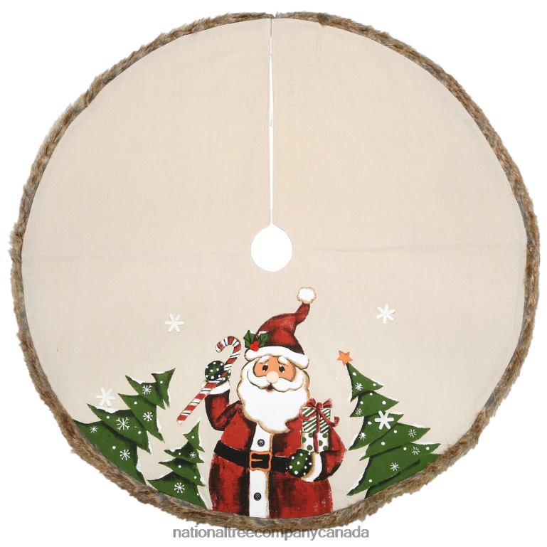 National Tree Company 48 Rural Homestead Collection Santa Tree Skirt 68R08568