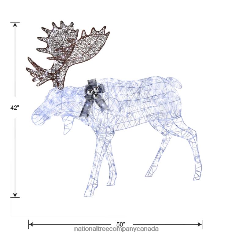 National Tree Company 50\ Pre-lit Moose Decoration 68R08592