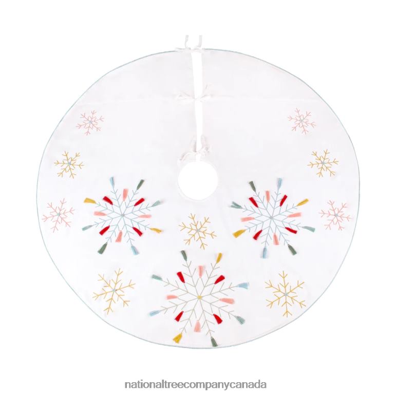 National Tree Company 54 HGTV Home Collection Embroidered Boho Tree Skirt 68R08584