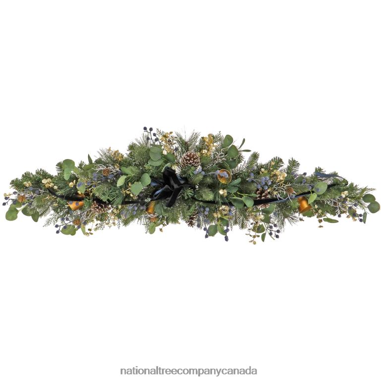 National Tree Company 60 HGTV Home Collection Swiss Chic Mantle Swag 68R08499