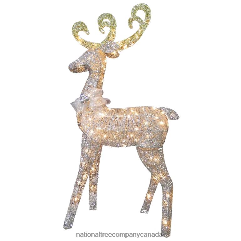 National Tree Company 60 in Reindeer Decoration with Clear Lights 68R08610