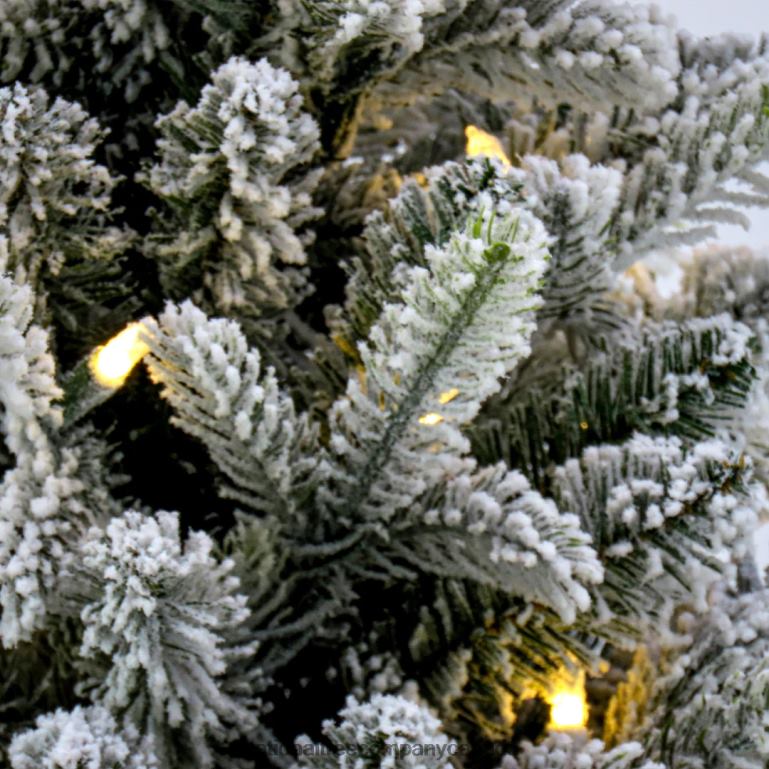 National Tree Company 7 ft Pre-Lit Conger Pine Pencil Slim Tree with LED Lights 68R0884