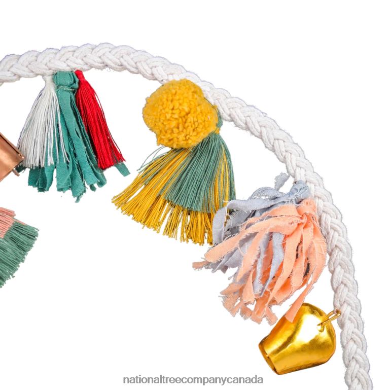 National Tree Company 72\ HGTV Home Collection Multicolor Boho Garland 68R08420