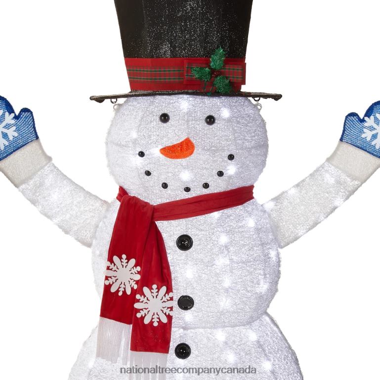 National Tree Company 72\ Snowman Decoration with White LED Lights 68R08601