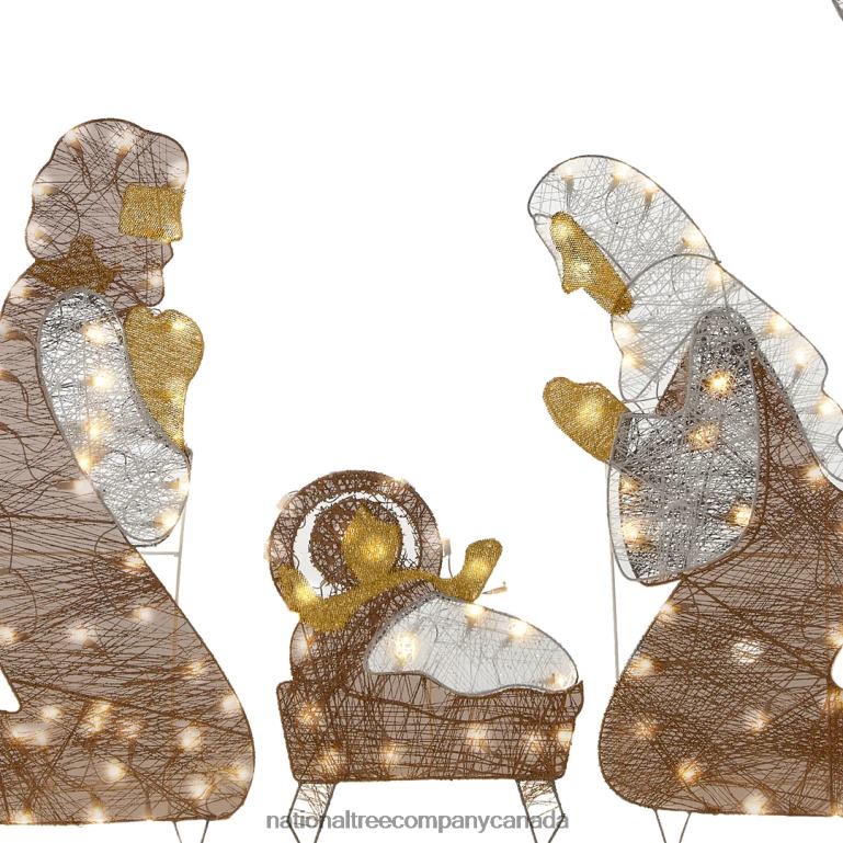 National Tree Company 72in Nativity Scene with White LED Lights 68R08587