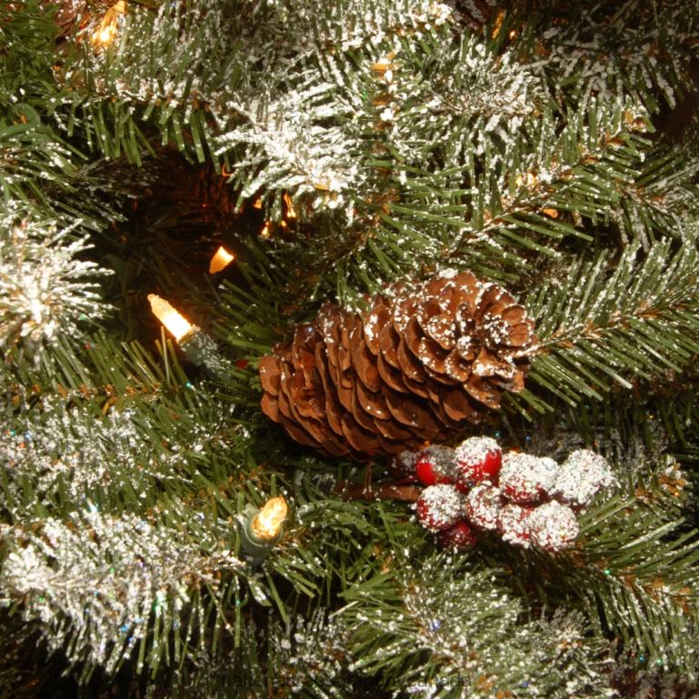 National Tree Company 75 ft Dunhill(R) Fir Slim Tree with Clear Lights 68R0880
