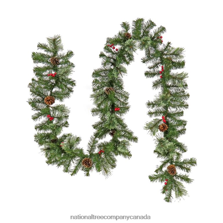 National Tree Company 9 ft Evergreen and Cashmere Tips Garland 68R08363