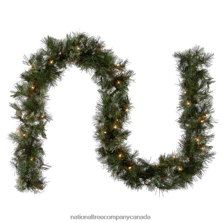 National Tree Company 9 ft Wispy Willow Garland with Clear Lights 68R08327