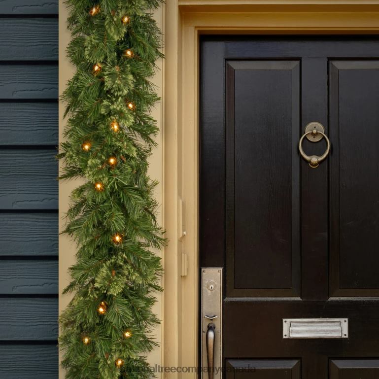 National Tree Company 9 ft Wispy Willow Garland with Clear Lights 68R08327