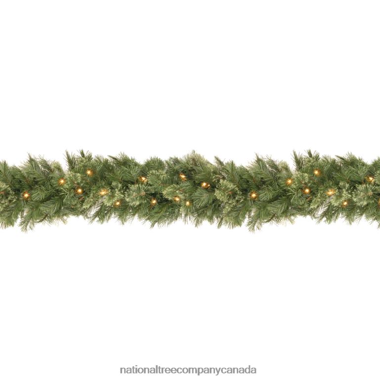 National Tree Company 9 ft Wispy Willow Garland with Clear Lights 68R08327