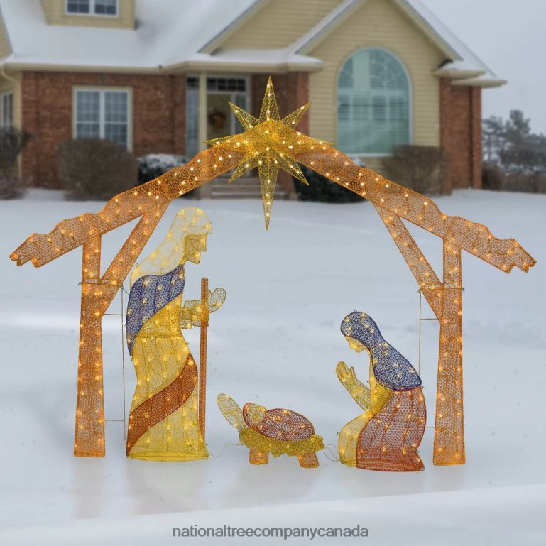 National Tree Company 96\ Nativity Scene with Clear Lights 68R08630