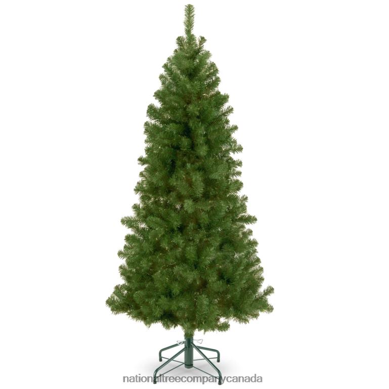 National Tree Company Artificial Christmas Tree Canadian Grande Fir Green White Lights Includes Metal Base 75 Feet 68R08152