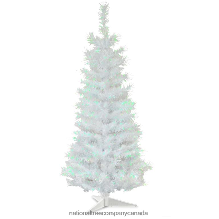 National Tree Company Artificial Christmas Tree White Tinsel Includes Stand 3 feet 68R0861